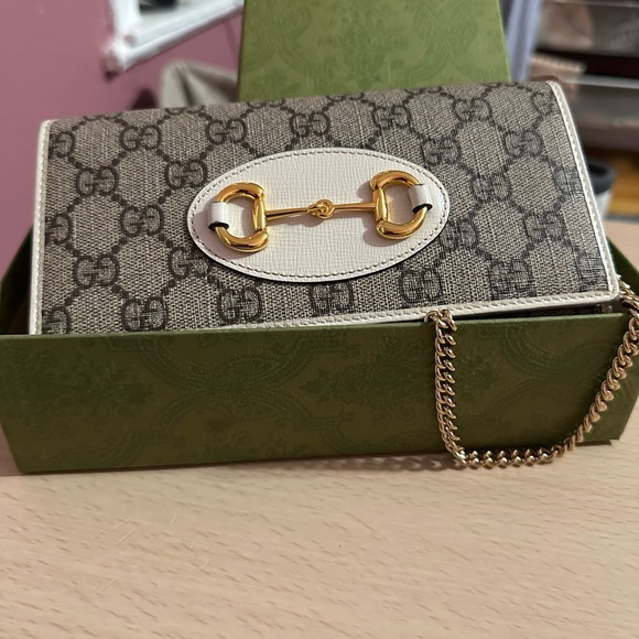 AUTHENTIC GUCCI HORSEBIT 1955 WALLET WITH CHAIN #Crossbody #ShoulderBag #Clutch - Picture 15 of 17